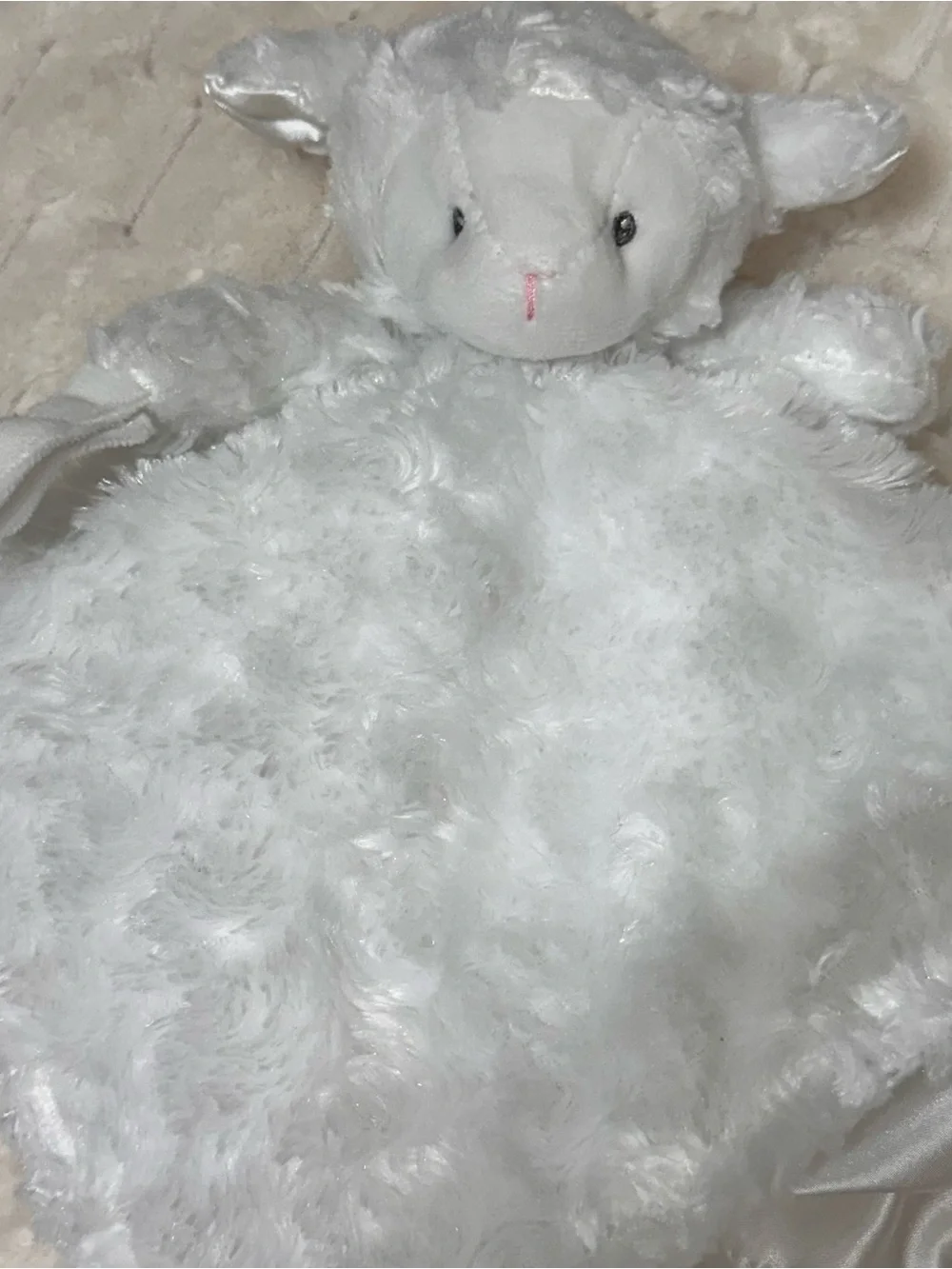 Carter's White Plush Lamb Lovey